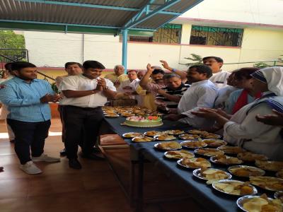 Celebration at Mother Terasa Home, Jaipur